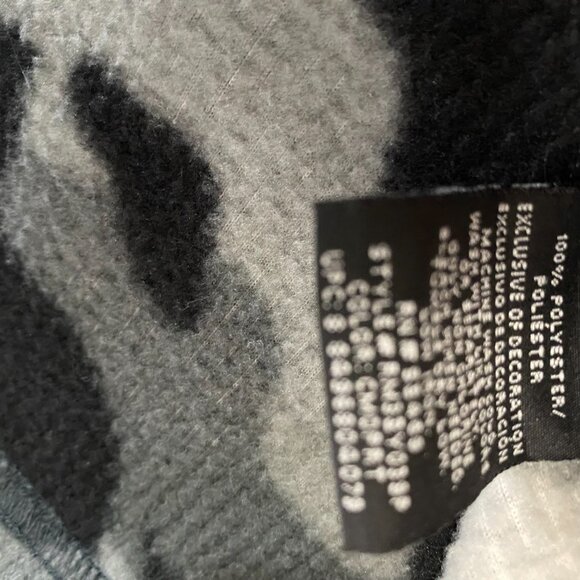 Vintage Starter 1/4 Zip Pullover Black Gray Camo Camouflage Sweater Men's XL - Picture 6 of 10